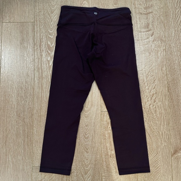 Women’s Lululemon High-Rise Crop 23" Legging - Dark Purple - 4 - Picture 2 of 2